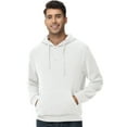 thumbnail image 5 of Xidunhg Mens Hooded Henley Sweatshirt Casual Long Sleeve Drawstring Waffle Knit Pullover Hoodies White L, 5 of 8