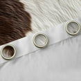 thumbnail image 4 of Manfei Brown Cow Hide Blackout Curtains,Farm Cowhide Curtains Pack of 2 (38x45 Each),Rustic Farmhouse Cabin Window Curtains For Men Women,Ultra Soft Home Decor, 4 of 6