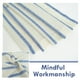 thumbnail image 3 of Cortinas DriftAway, mezcla de lino, rayas verticales, azul marino, 213 cm, 3 of 8