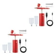 thumbnail image 3 of Maoww Portable Airbrush Air Compressor Kit Set Efficient Spray Painting Cordless Red 1.49x5.1x5.7 Inch 2Set, 3 of 6