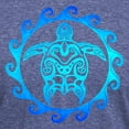thumbnail image 3 of CafePress - Blue Tribal Turtle Sun Mens Tri Blend T Shirt - Mens Tri-blend T-Shirt, 3 of 4