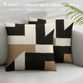 thumbnail image 3 of COMIO  Pack of  Black White Coffee Aztec Throw Pillow Cover, Boho Tribal Geometric Pillowcase, Modern Farmhouse Southwestern Cushion Case for Couch Sofa Bed,, 3 of 5