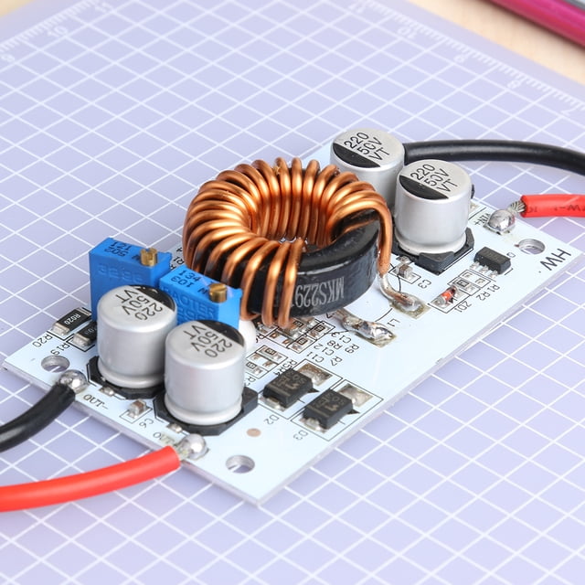 HW-449 DC 500W 10A Step Up Converter Corriente constante 8.5-48V a 10-50V