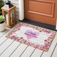 thumbnail image 5 of Mother's Day Washable Area Rug 2 x 3 ft Red Tulip Floral Love Heart Rustic Wood Grain, Soft Non Slip Rugs Stain Repellent Indoor Felt Carpet for Living Dining Room Bedroom Home Office, 5 of 9