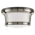 thumbnail image 2 of 6510-AGB-Hudson Valley Lighting-Newport Collection - Two Light Flush Mount-Aged Brass Finish, 2 of 7