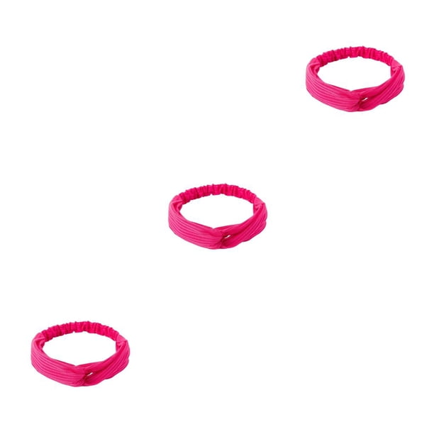 Diademas de mujer Sonducket diademas elásticas de punto deportivas color Rosa