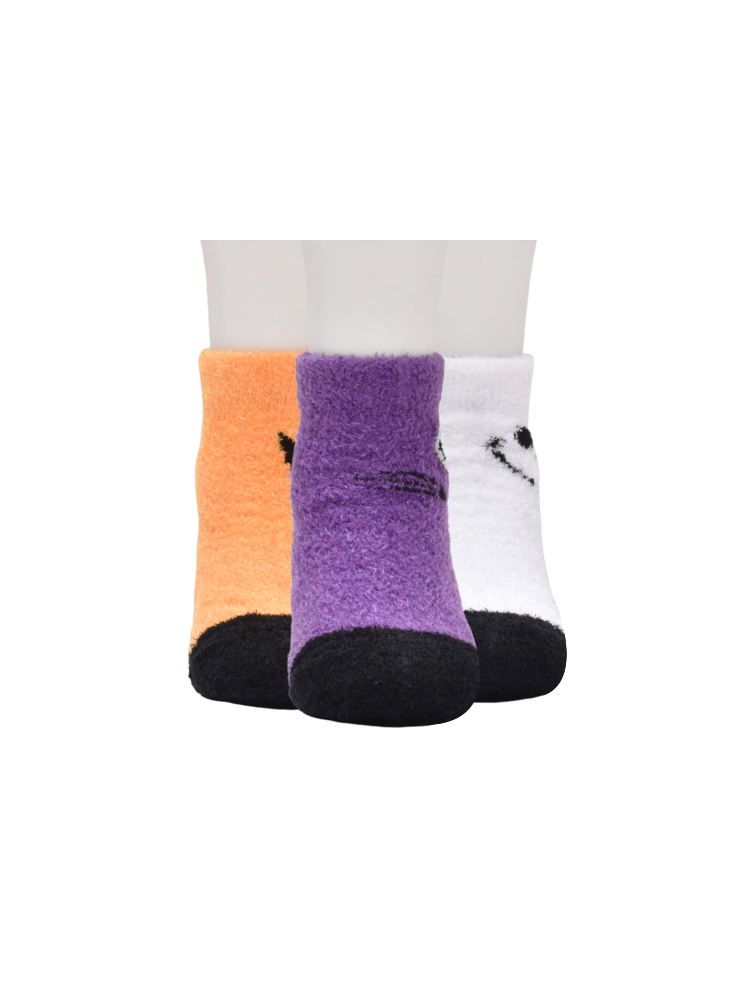 Character Halloween Cozy Quarter Socks, 3- Pack, Sizes 12M- 5T