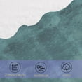 thumbnail image 4 of Dreamtimes Rich Dark Blue Green Soft Cotton Towel Sets 2 Piece, 1 Bath Towel 1 Hand Towel Quick Dry Highly Absorbent Bath Towels Washcloths for Bathroom, Gym, Hotel, and Spa, 4 of 7