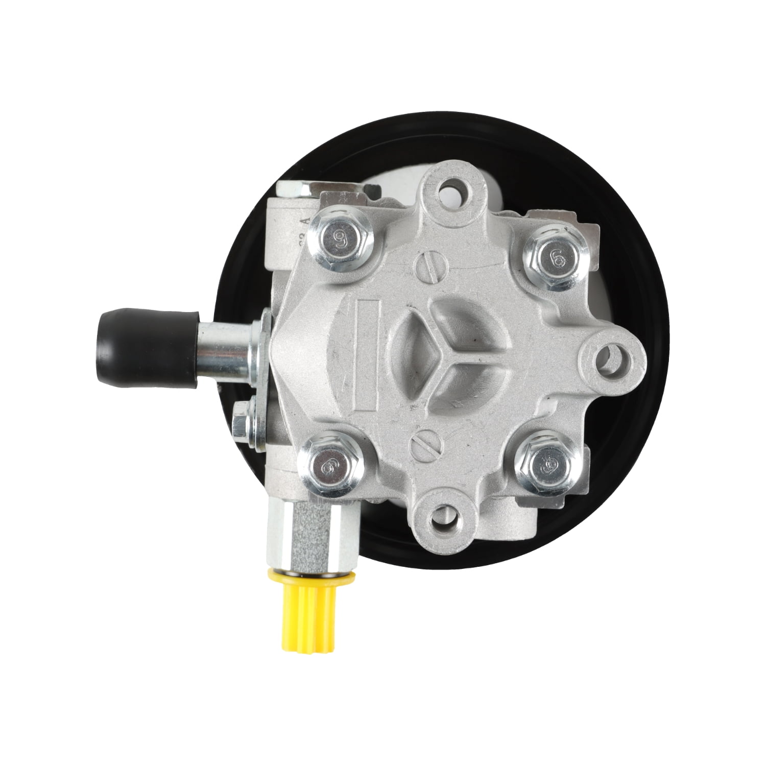 PANGOLIN Power Steering Pump with Pulley 20-2401 Compatible with 2007-2012 Dodge Caliber, 2007-2017 Jeep Compass, 2007-2017 Jeep Patriot Power Assist Steering Pump Replacement Part