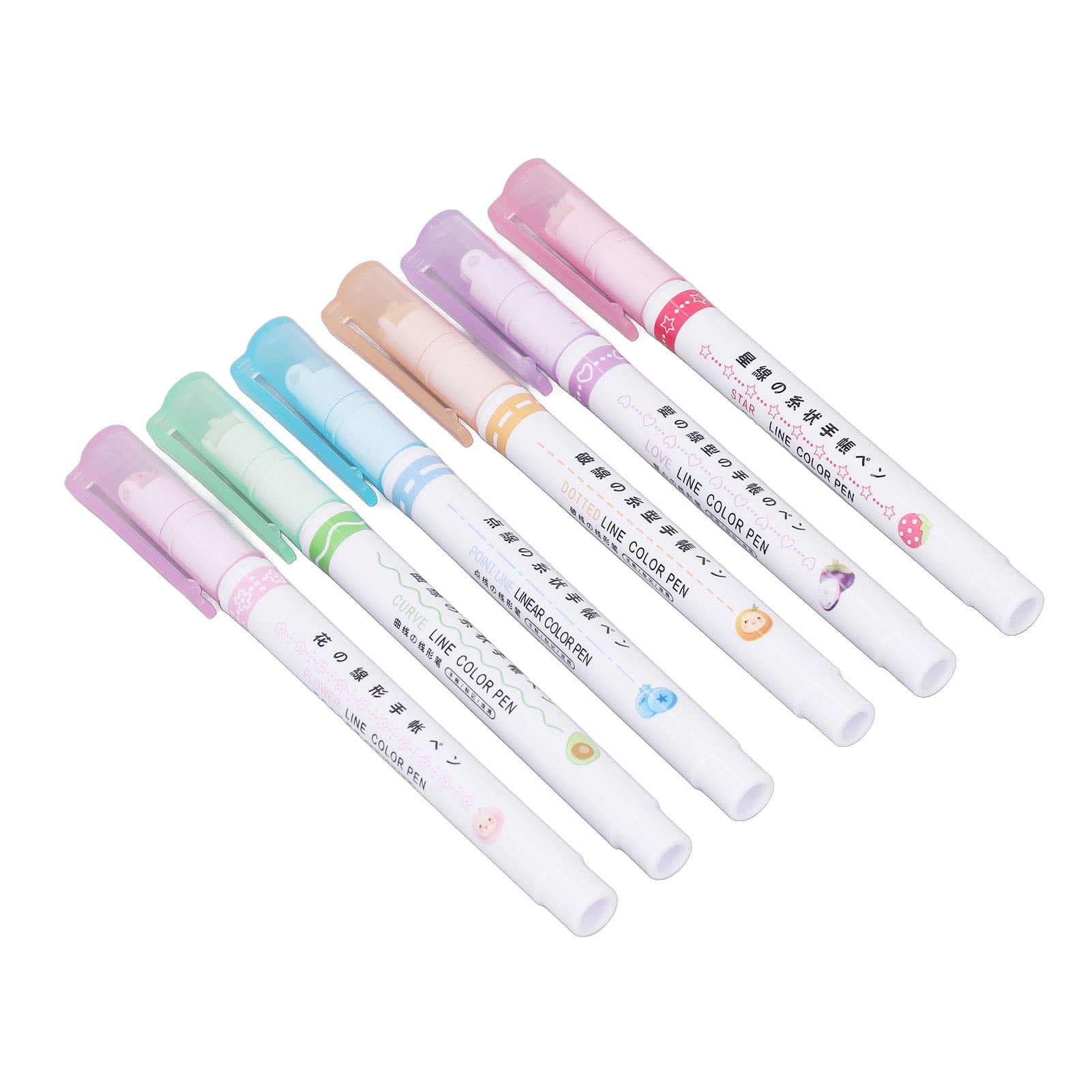 Doodle Markers,Outline Markers 6 Colors Doodle Outline Markers Outline Markers Versatile Functionality