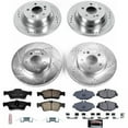 thumbnail image 3 of Power Stop Front and Rear Brake Kit with Drilled & Slotted Rotors and Ceramic Brake Pads K4514, 3 of 10