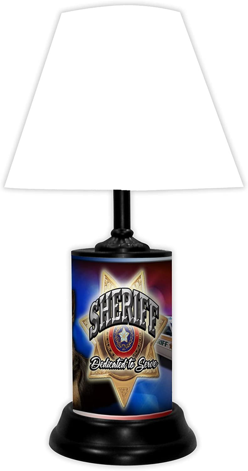 TAGZ SPORTS UNLIMITED Steelers Desk/Table Lamp with Black Shade 