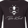 thumbnail image 4 of Inktastic Bee Kind Cute Bee Long Sleeve Youth T-Shirt, 4 of 5