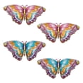 thumbnail image 1 of Shisuyan Film Aluminium Décoratif 4 Pcs 33.5x15.7 Po Ballon en Forme de Papillon, 1 of 8