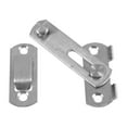 thumbnail image 5 of 1Set Hasp Latch METAL Hasp Latch Lock Sliding Door Lock for Window Cabinet Fitting & 20Pcs Wire Fixing Clamp Clip White, 5 of 9