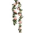 thumbnail image 7 of PALIFEUR 6.6ft Christmas Garland - Artificial Garland with Flower, Flexible Christmas Garland for Mantle Fireplace Holiday Party Christmas Decorations, 7 of 7