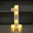 thumbnail image 3 of LED Alphabet Letter Lights for Parties, KT Board Digital Scene Decoration Props, Illuminated Decorative Letters for Birthdays, Weddings, and Kids’ Rooms, Customizable Names and Words, 3 of 6