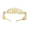 thumbnail image 5 of SZTXJ 5 Pcs Greek Goddess Costume Accessories Set for Women Golden Leaf hair Hoop Hairpin Earrings Armband Leaf Dangle Earring Bridal Wedding Headpiec, 5 of 5