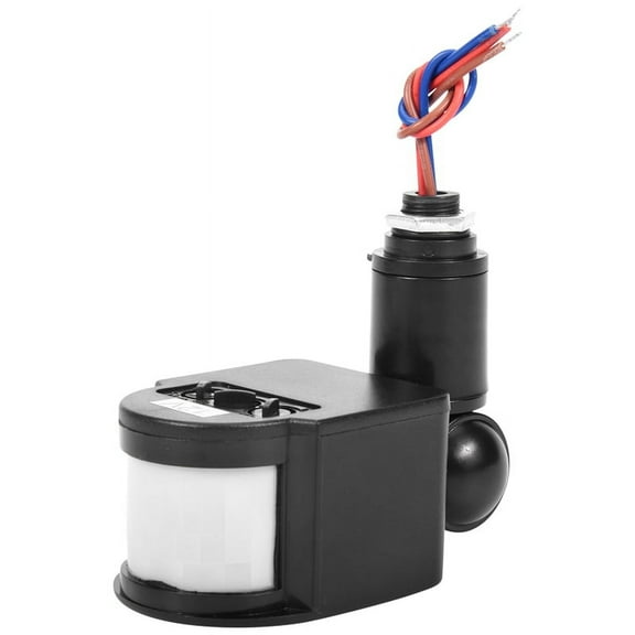 Outdoor 12V DC Automatic Infrared PIR Motion Sensor Switch for LED Light, Black