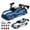 Blue, variant on 1:24 Scale RC Drift Car 4WD 2.4GHz 30KM/H High Speed Racing Sport Toy Car with LED Lights, Racing and Drift Wheels(Black)