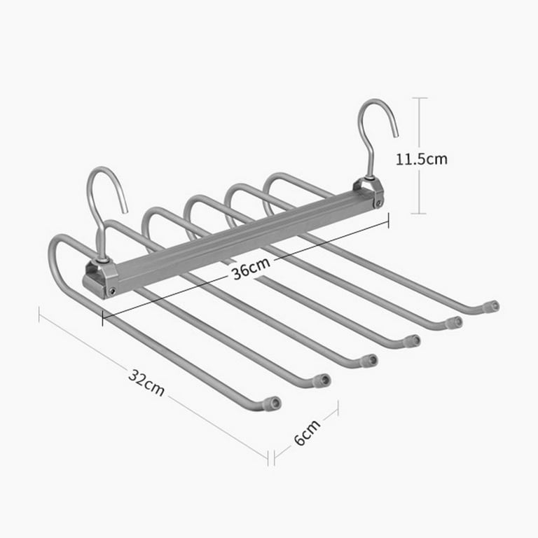 Over the Door Hook Hanger Space Saving Foldable Pants Hanger for Bathroom Door Entryway Mudrooms Light Luxury Gold
