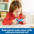 thumbnail image 2 of Learning Resources Trace Ace Scissor Skills Set - 7 Pieces, Boys and Girls Ages 3+ Fine Motor Tools for Toddlers, Scissor Skills for Toddlers, 2 of 8
