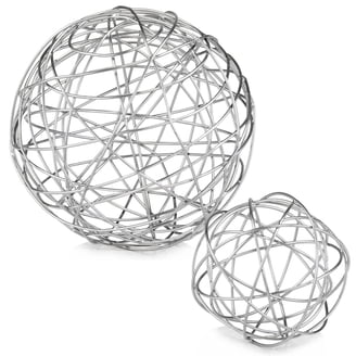 Modern Day Accents Guita Wire Spheres, 3-Inch Diameter, Box of 3 by Modern Day Accents