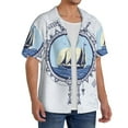 thumbnail image 2 of Kdxio Men'S Hawaiian Shirt For Men Short Sleeve Shirt Not All Who Wander Are Lost2 Summer Casual Holiday Beach Button Down T-Shirts, 2 of 5