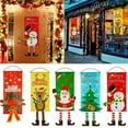 thumbnail image 2 of Merry Christmas Banner Front Door, Christmas Ornaments Door Banners 45 x 16 Inches, Hanging Flag Snowman Elk Santa Claus Garden Flag for Home and Outdoor Christmas Decorations, 2 of 18
