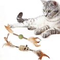 thumbnail image 4 of YOITEA Silvervine Stick Toy Cute: 4PCS Funny Portable Fake Feather Cat Chew Toy Kitten Catnip Toy Training Animal Anxiety Relief Funny, 4 of 4