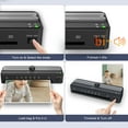 thumbnail image 4 of Crenova 9" Thermal Laminator, A4 Laminator Machine with Lamination Sheets 20pcs for Home School Personal, 4 of 8