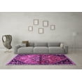 thumbnail image 3 of Ahgly Company Indoor Rectangle Persian Purple Traditional Area Rugs, 3' x 5', 3 of 4