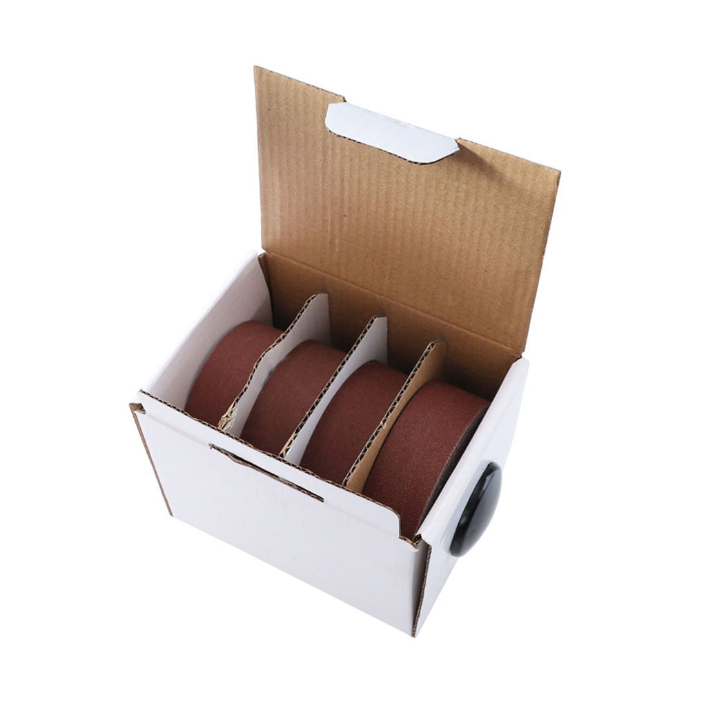 Zerama 4 Roll Abrasive Tape Boxed Multi-Roll Sanding Paper Sheets Nylon Cloth Backing 150/240/320/400 Grit