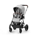 thumbnail image 1 of Cochecito Balios S Lux Posiciones de asiento orientadas hacia adelante o hacia los padres Plegado con una sola mano Reclinación multiposición Manillar de cuero sintético ajustable Bebé, gris lava, 1 of 5