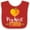 Red and White, variant on Inktastic Key West Florida Orange in Heart Boys or Girls Baby Bib