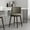 Taupe, variant on Evalyn Modern Wood Upholstered Counter Stool in Stone - Set of 2