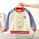 thumbnail image 3 of Spring Autumn Children Jacket Coat Outdoor Fleece Kids Cardigan Coats New Windproof Baseball Jackets Coat Tops for Kids Clothing, 3 of 6