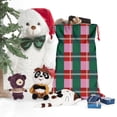thumbnail image 5 of Christmas Sack – 28" X 20" Canvas Gift Bag with Drawstring, Full Print Polyester Santa Sack, Durable Reusable Xmas Gift Bag for Holiday, Party & Storage, 5 of 5