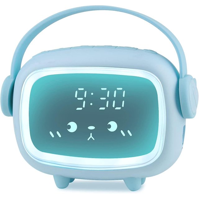 Children's Alarm Clock For Girls,digital, Multifunctional Alarm Clock, Night Light, Snooze,countdown,6 Ringtones,rechargeable, Adjustable Brightness