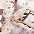 thumbnail image 5 of Uxcell 2 Pack Retro Lace Placemats Crochet Cup Vase Table Mat, 11x9inch, Beige, 5 of 7