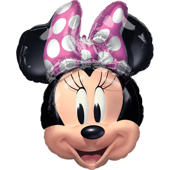 Anagram Minnie Mouse Balloons, Mylar, 26 Inch, 0 037 lb