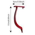 thumbnail image 3 of FSAGAE Can Handle Holder Drink Can Grip with Comfortable Handle Reusable Beverage Holder for 16oz Cans for Camping Beach Party Red 17x9cm, 3 of 5