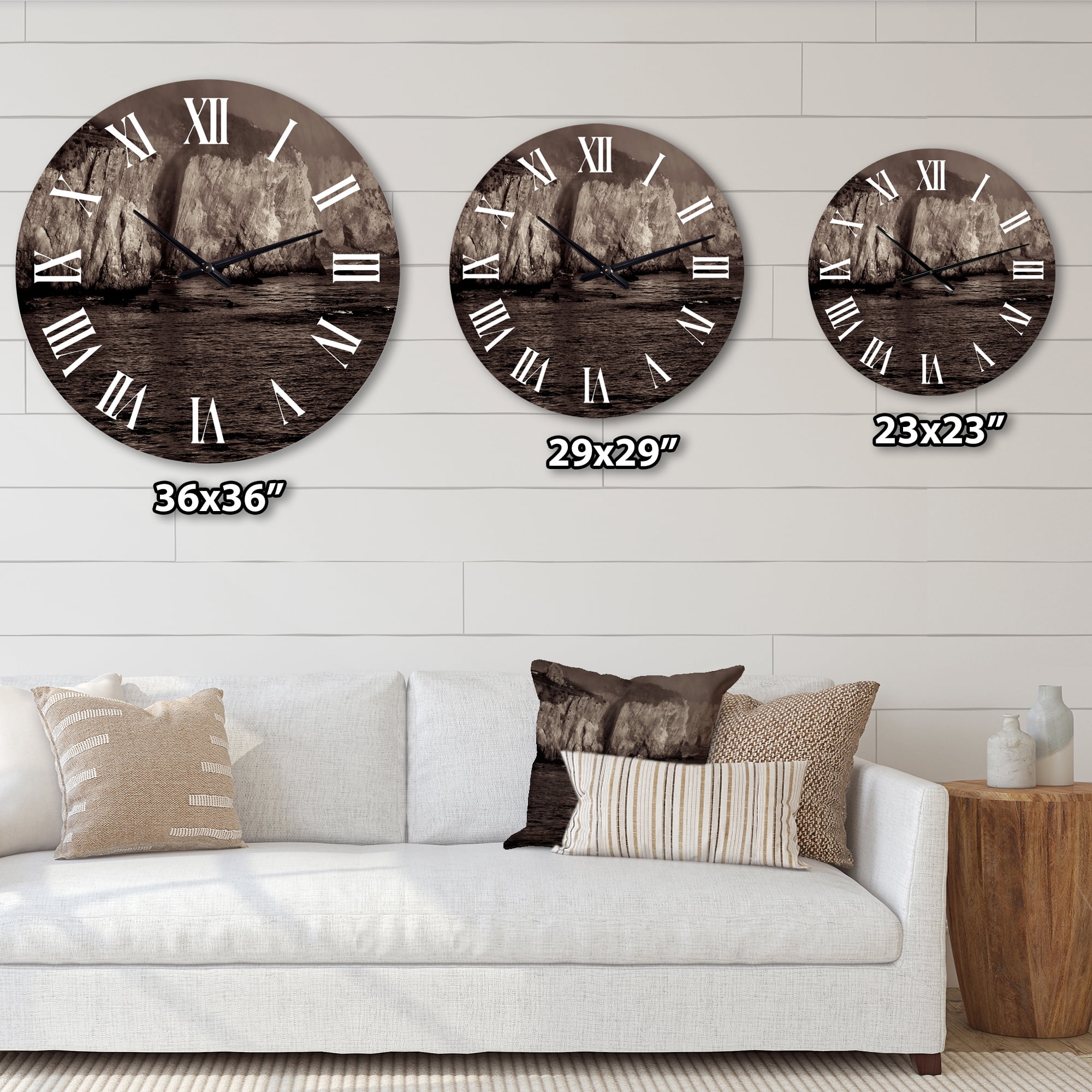 Designart 1 in Quartz Modern/Contemporary Wall Clock