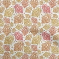 thumbnail image 1 of oneOone Velvet Gamboge Yellow Fabric Asian Paisley Diy Clothing Quilting Fabric Print Fabric By Yard 58 Inch Wide, 1 of 4