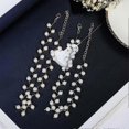 thumbnail image 2 of Gargantilla con cuentas de perlas de imitación ramificadas para mujer de Farfi Fashion, regalo de joyería para fiesta, dorado, perla blanca, 2 of 5