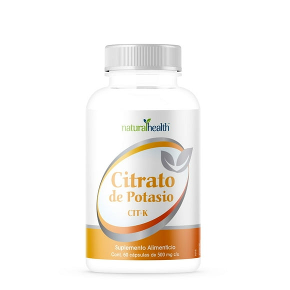 Citrato de Potasio Natural Health 60 Cápsulas