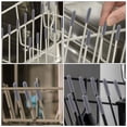 thumbnail image 4 of NIYANGLE 50Pcs Grey PVC Dishwasher Rack End Caps for Versatile Dishwasher Prong Protection, 4 of 8