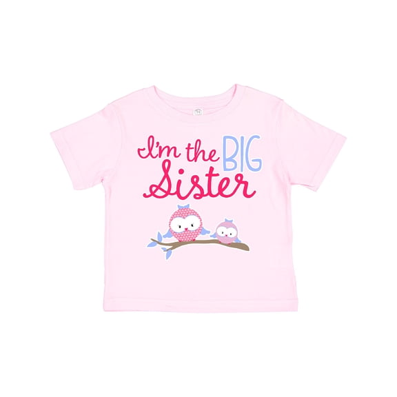 Inktastic Big Sister Owls Girls Toddler T-Shirt
