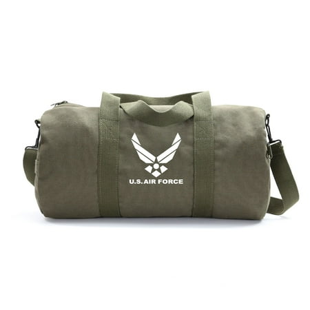 United Sates Air Force Emblem Army Sport Heavyweight Canvas Duffel (Best Duffel Bag For Air Travel)