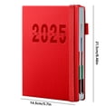 thumbnail image 3 of SLYNSHome 2025 Planner Notebook, Monthly/Weekly/Daily Planner 2025-2026 for Planning Your Success A5 Size Hardcover Journal Notebook - Red, 3 of 5